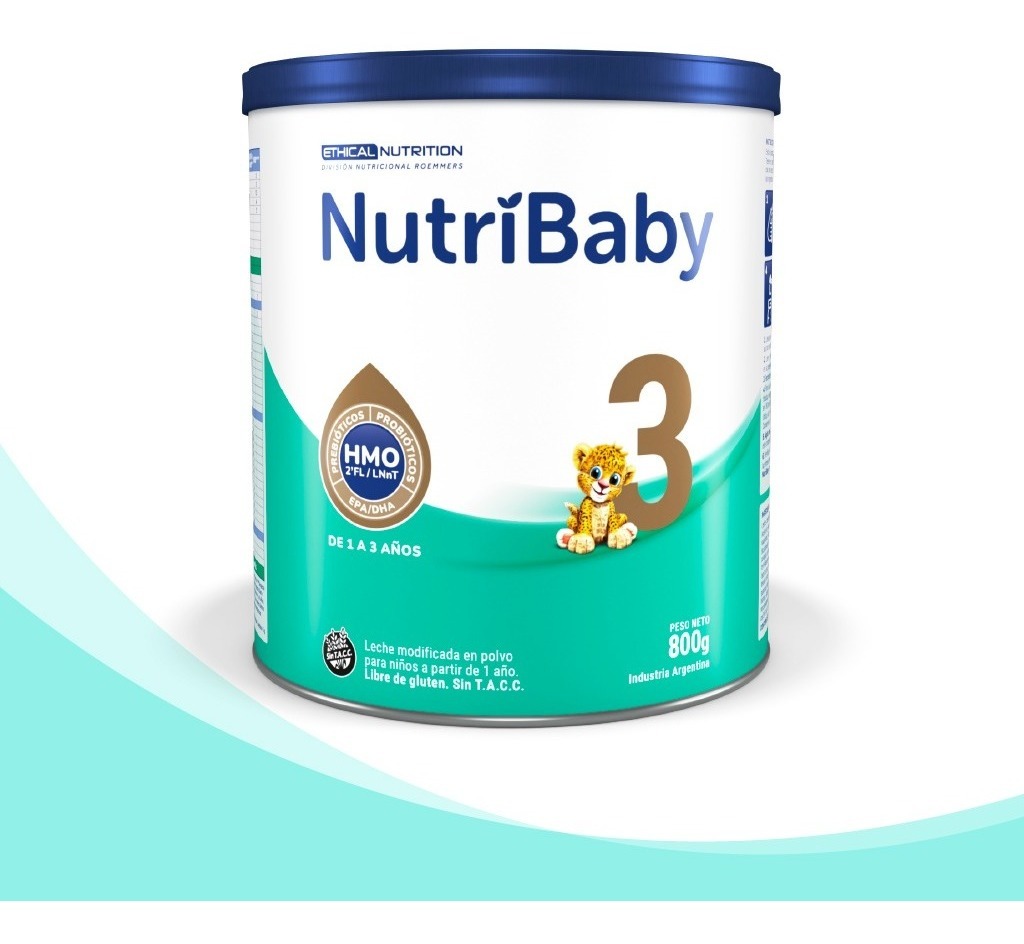 Leche En Polvo Nutribaby Hmo Etapa 3 En Lata 2x800g