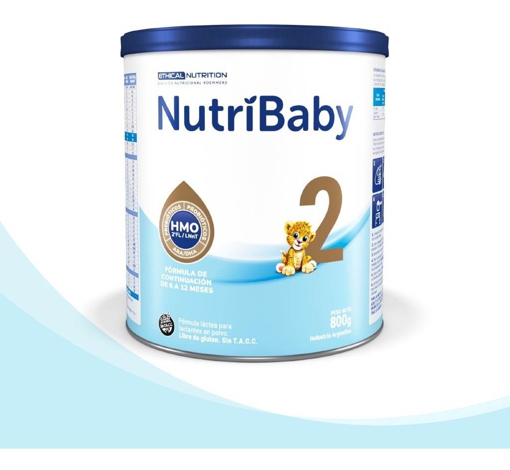 Leche En Polvo Nutribaby Hmo Etapa 2 En Lata 6x800g