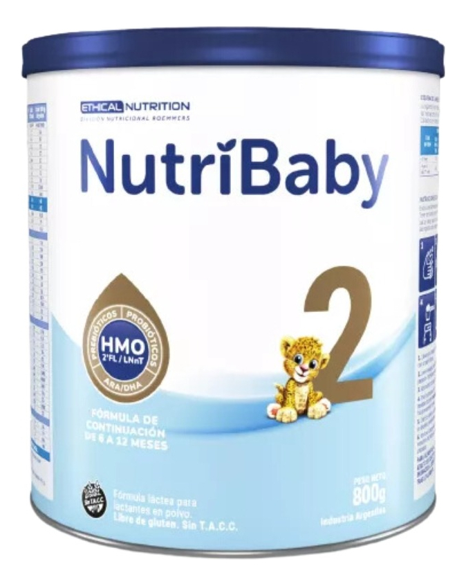 Nutribaby Hmo Leche Fórmula Infantil Etapa 2 Lata X 800 G