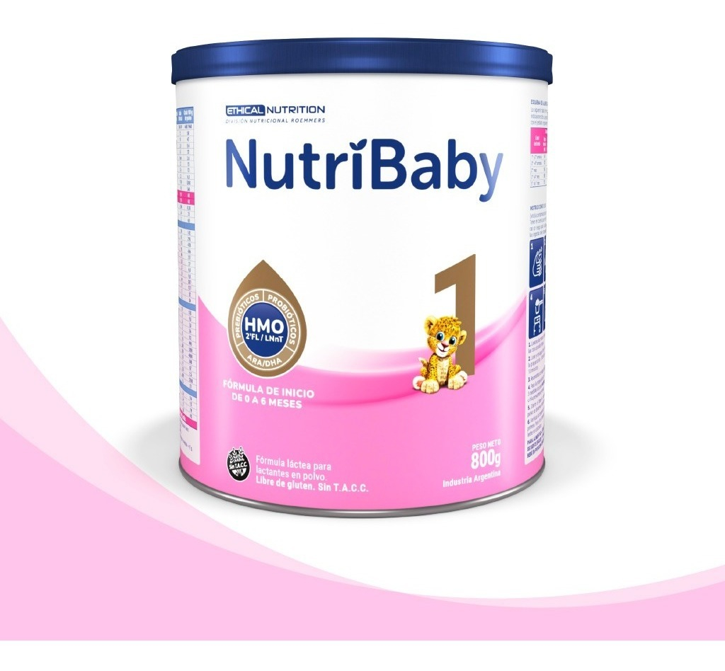 Nutribaby Hmo Leche Fórmula Infantil Etapa 1 Lata X 800 G