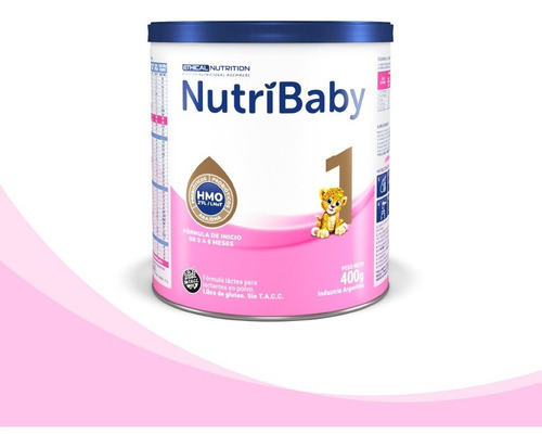 Nutribaby Hmo Leche Fórmula Infantil Etapa 1 Lata X 400 G Sabor Neutro