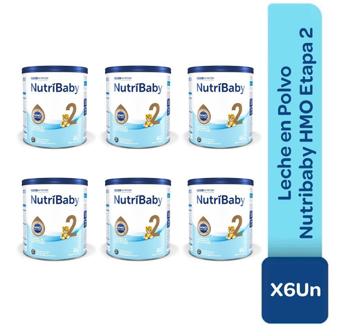 Leche En Polvo Nutribaby Hmo Etapa 2 En Lata 6x800g