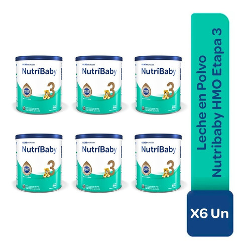 [099501014BA] Leche En Polvo Nutribaby Hmo Etapa 3 En Lata 6x800g